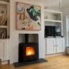 Lifestyle pic - Lundy 5 stove in recess