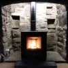 Lundy 8 boiler stove in recess