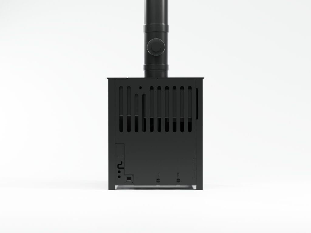 Lundy 8 stove - back