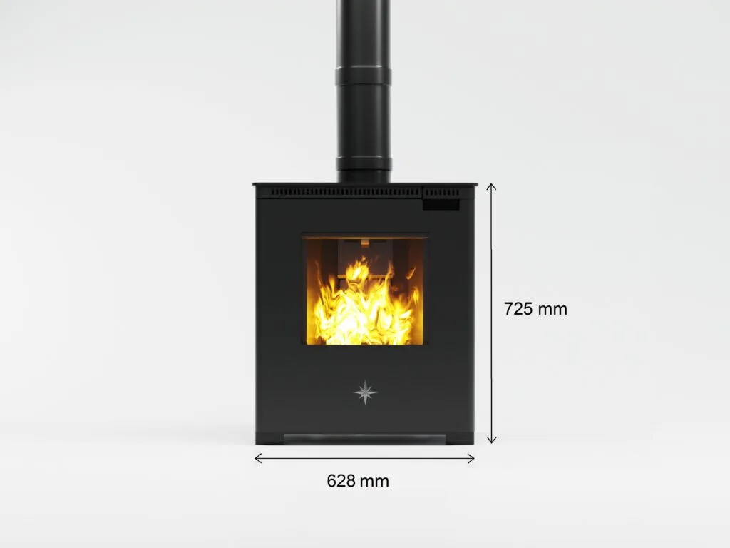 Lundy 8 boiler stove - front