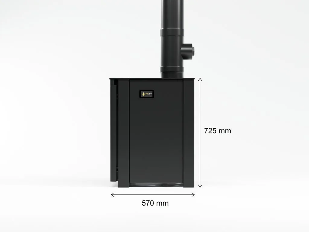 Lunday 8 boiler stove RHS